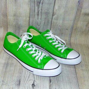 CONVERSE Chuck Taylor All Star OX Lime Green Sneakers Womens Size 10.5 NEW